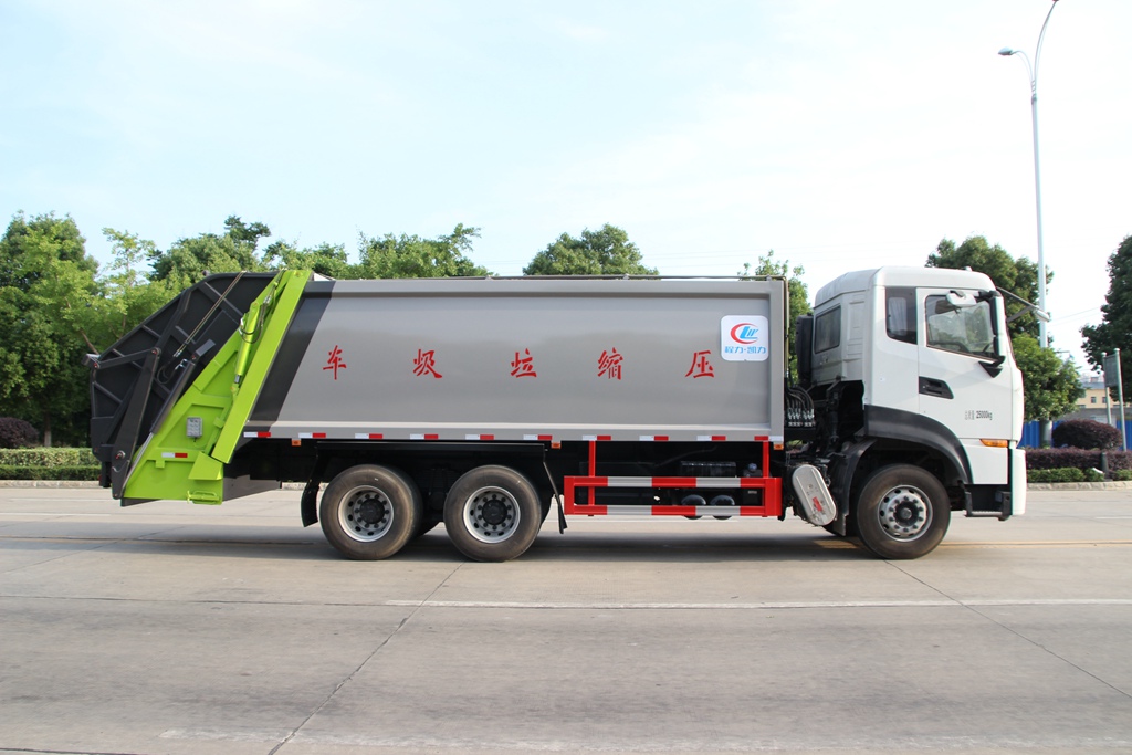 東風天龍國六壓縮垃圾車隆重上市(圖3)